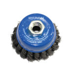 Steel Twisted Cup Brush - 3" X 10 mm (Steel), HCD034