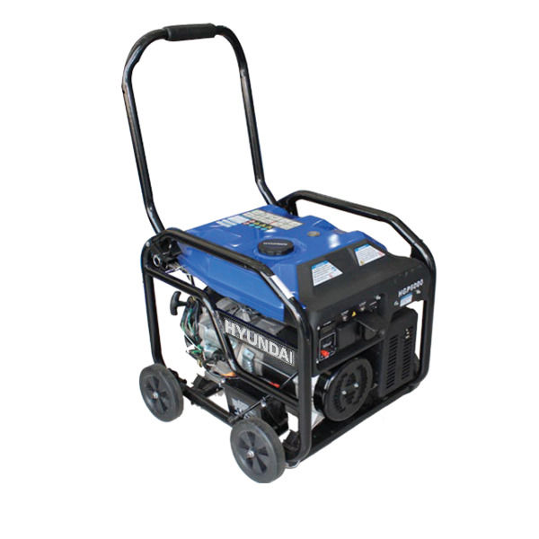 GENERATOR GASOLINE MANUAL 2 OUTLE 220V/60HZ Air- cooled 4 stroke OHV Single lithum battery Recoil Start Hyundai Power Products